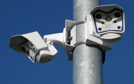 CCTV Cameras on pole